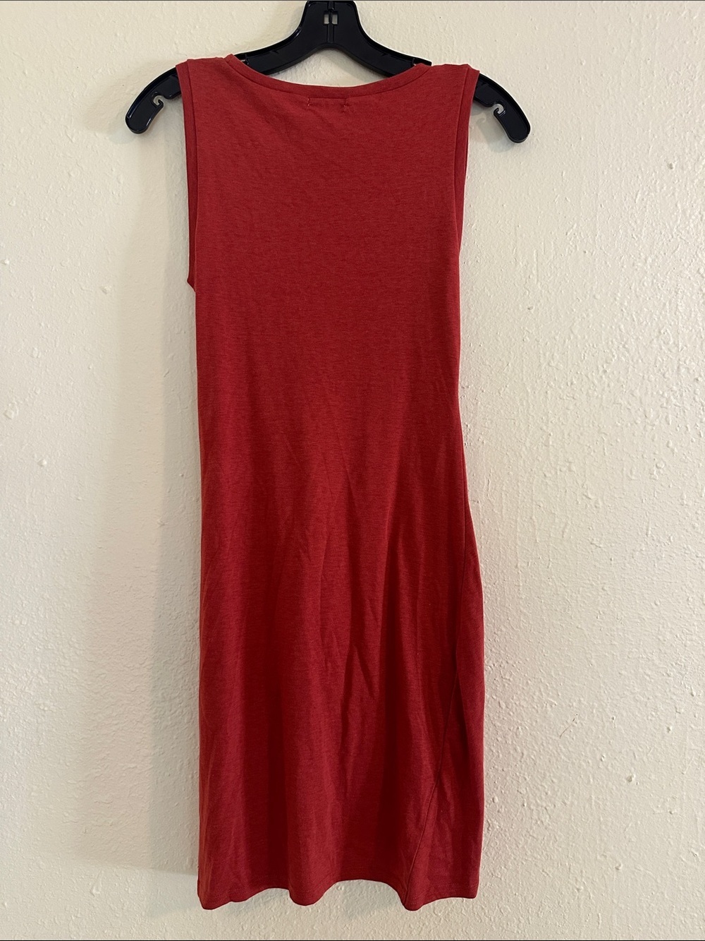Sleeveless Rusted Ruched Wrap-Front Dress EUC - Picture 6 of 6